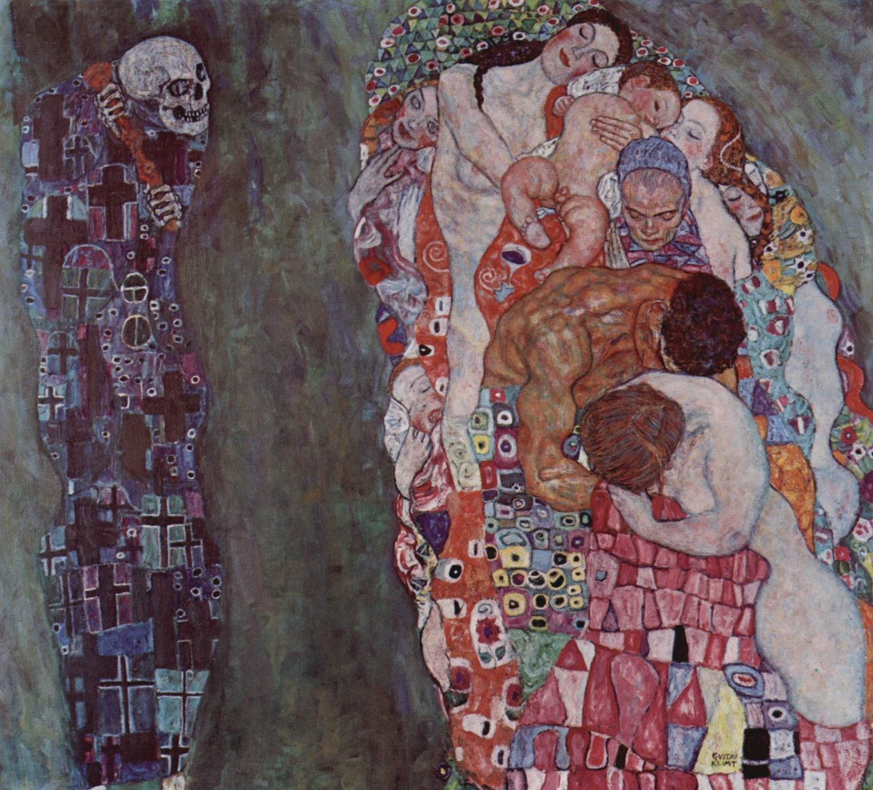 život a smrt od Gustav Klimt