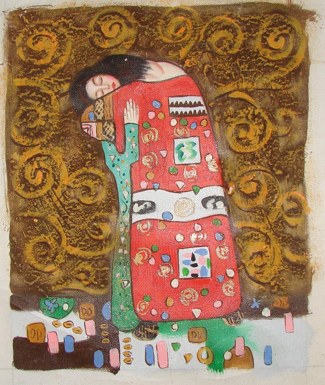 Láska od Gustav Klimt