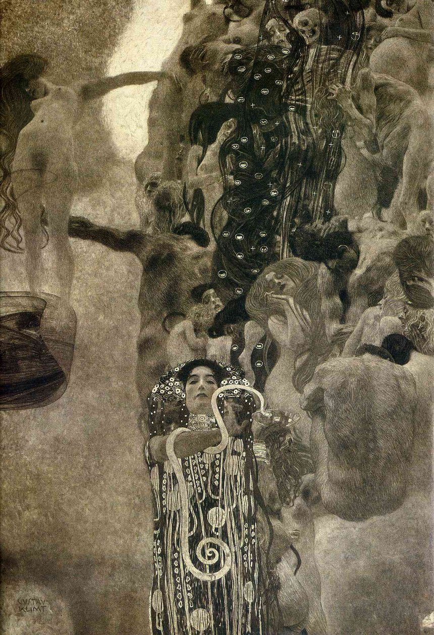 Konečný stav medicíny od Gustav Klimt