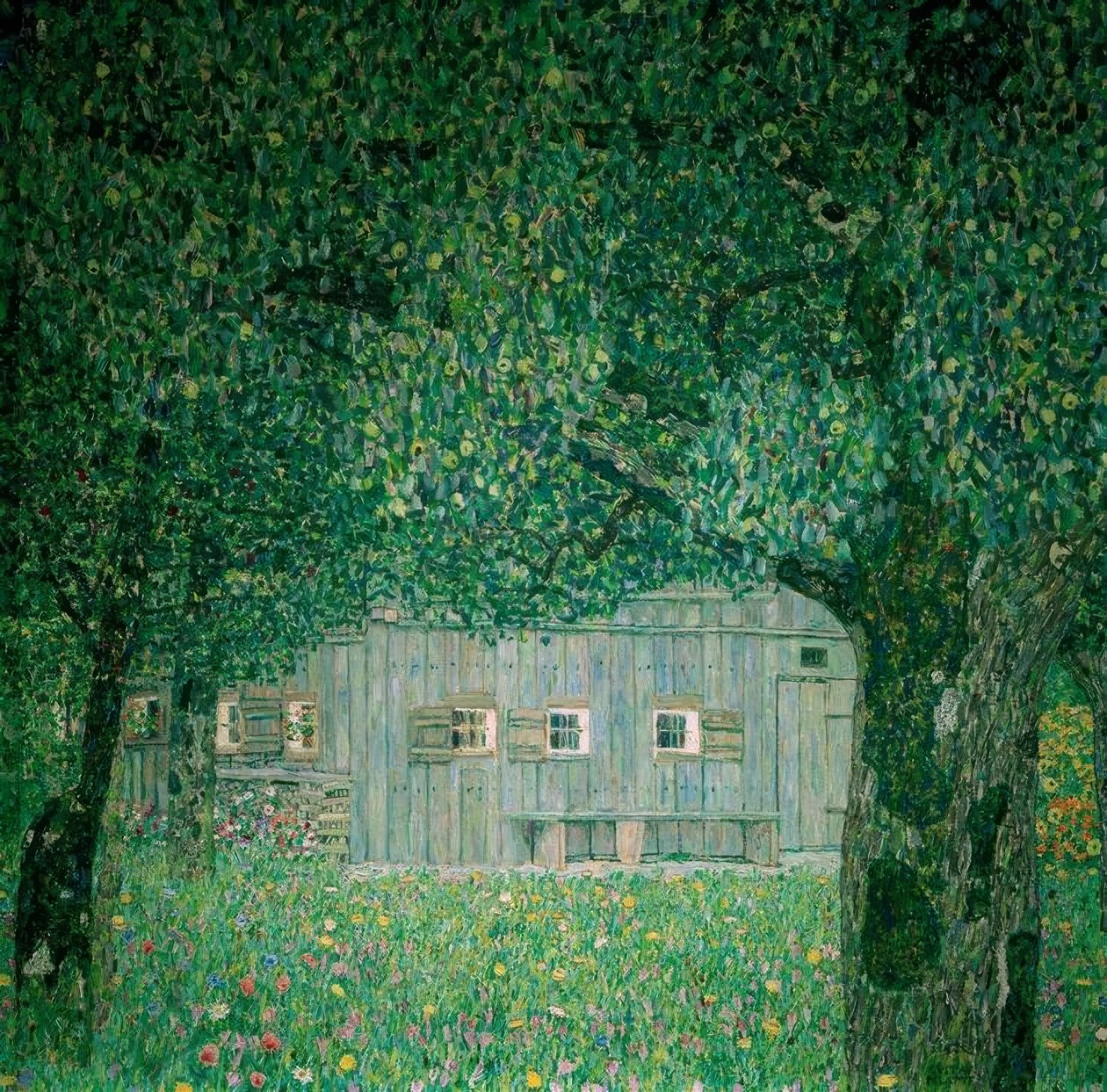 Hornorakouský statek od Gustav Klimt