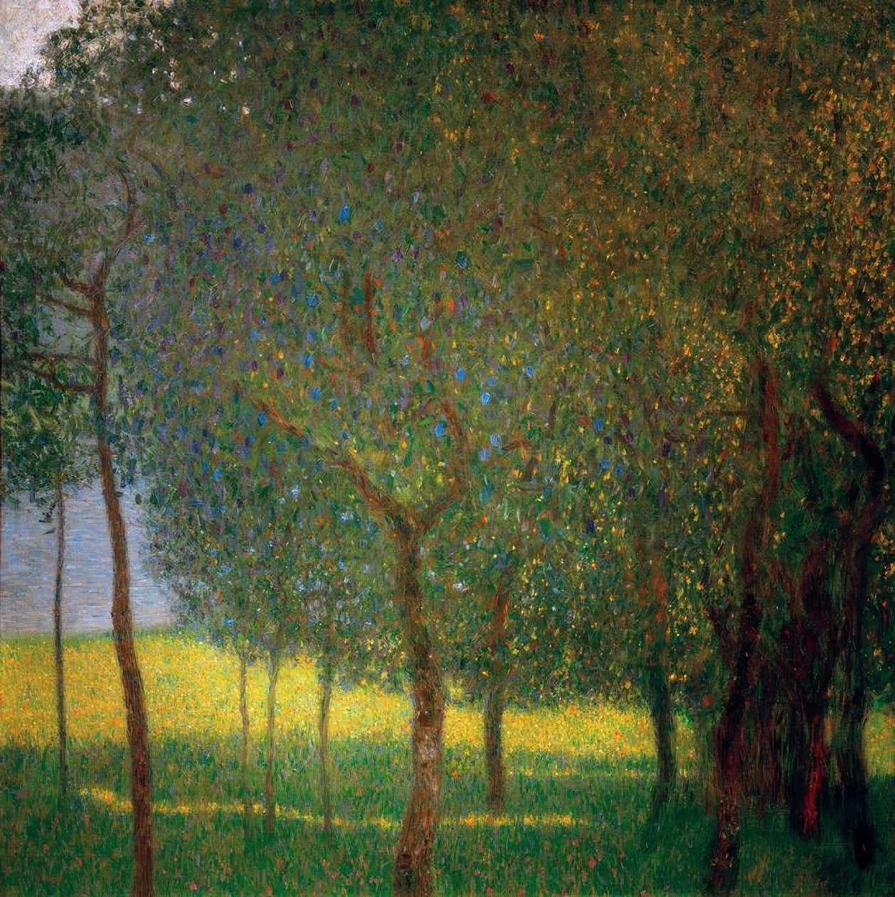 Ovocné stromy na Attersee od Gustav Klimt