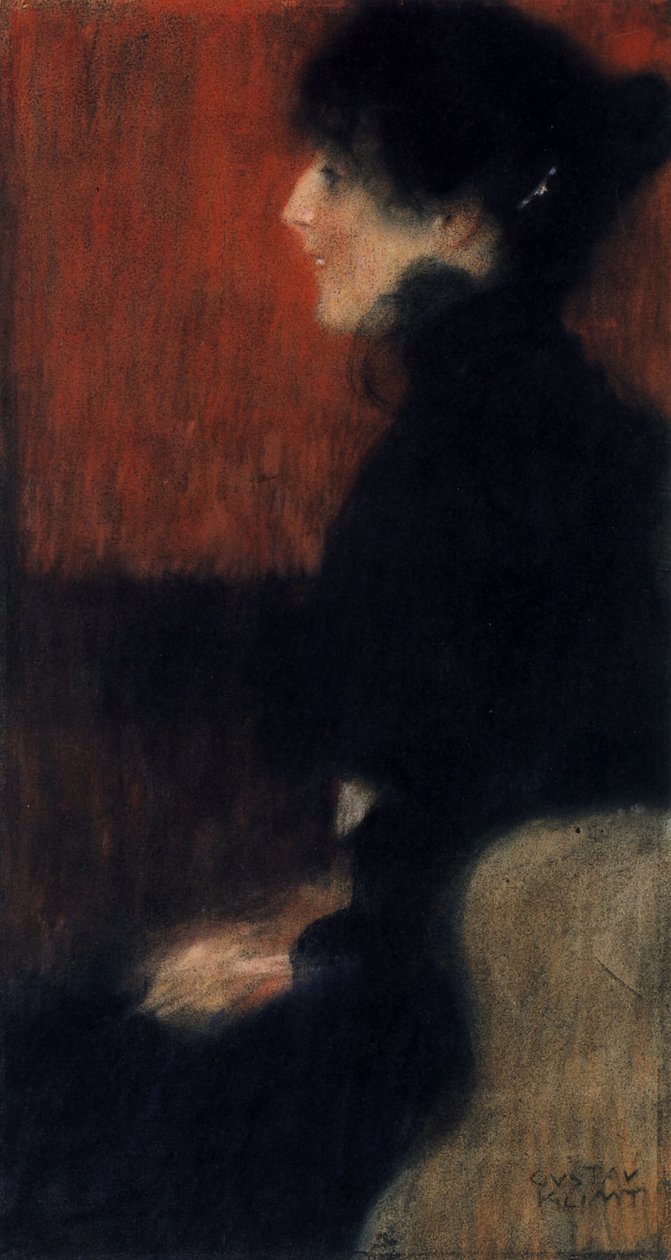 Portrét dámy od Gustav Klimt