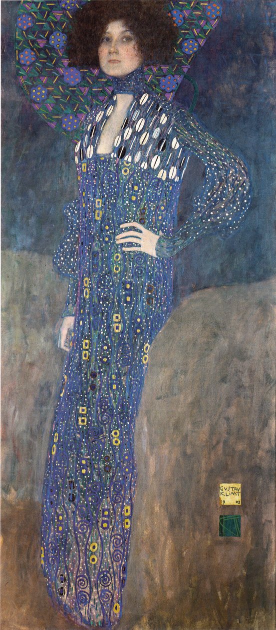 Portrét Emilie Flöge od Gustav Klimt