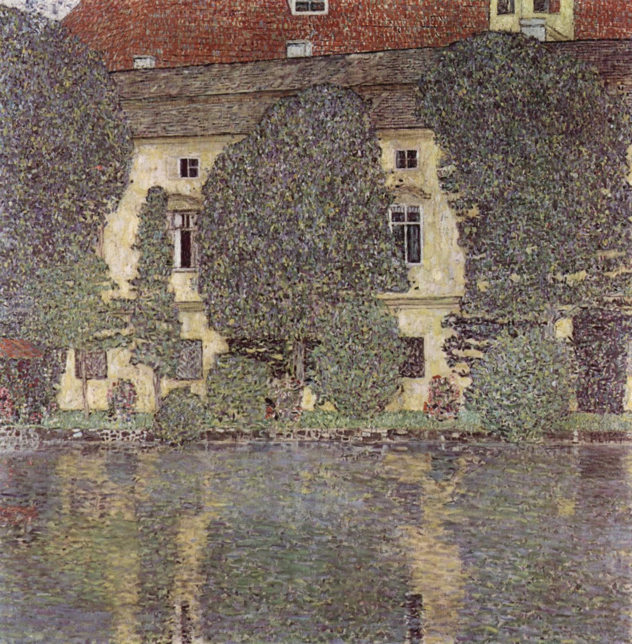 Hrad Kammer na Attersee od Gustav Klimt