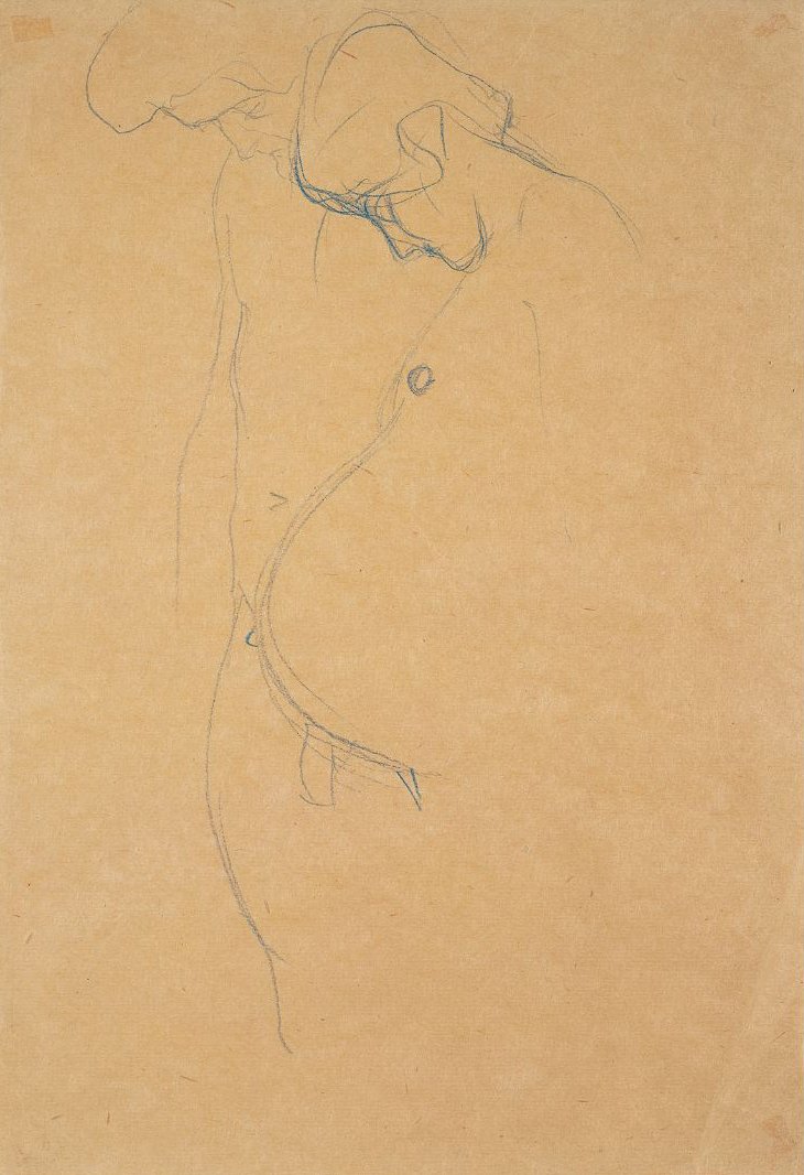 Těhotná žena s manželem od Gustav Klimt