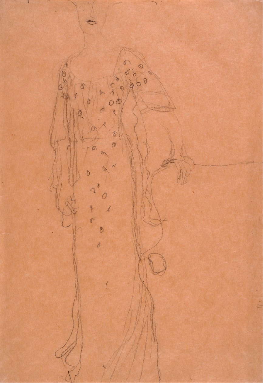 Studie pro portrét Adele Bloch-Bauer I od Gustav Klimt