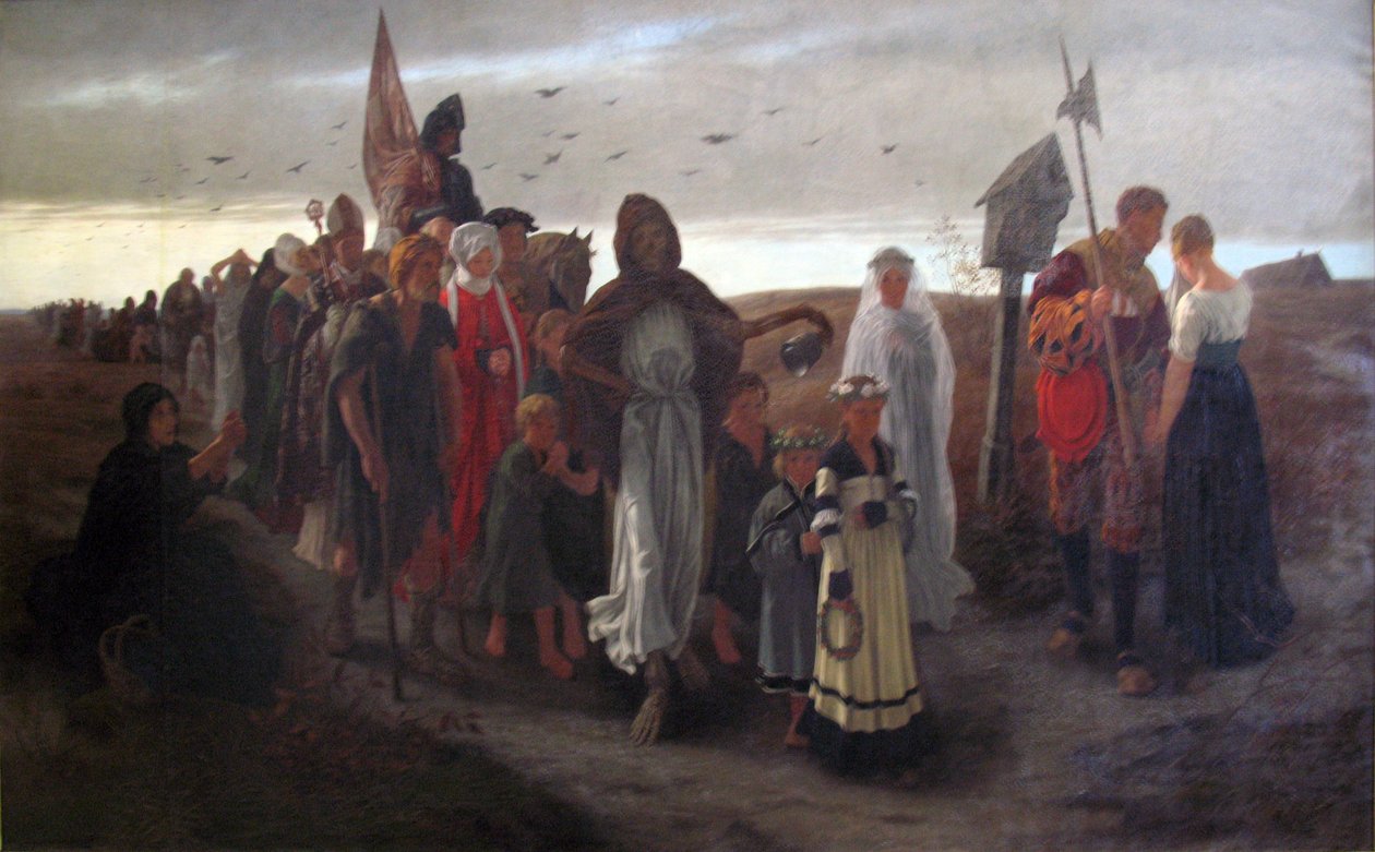 Průvod smrti od Gustav Adolph Spangenberg