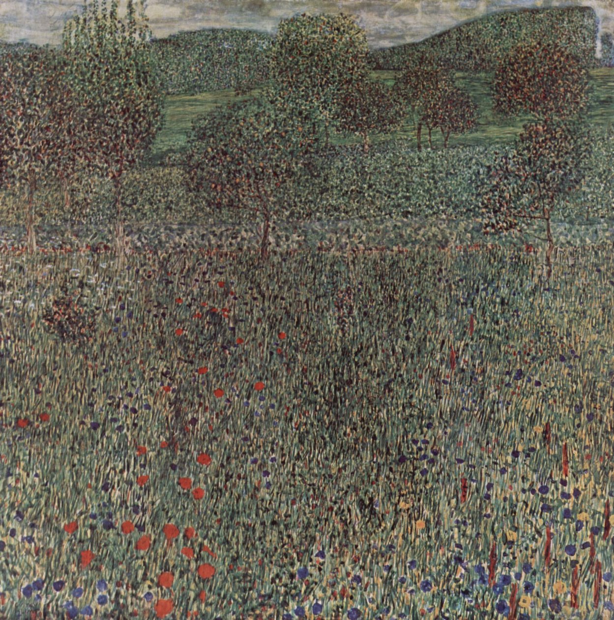 Kvetoucí pole od Gustav Klimt