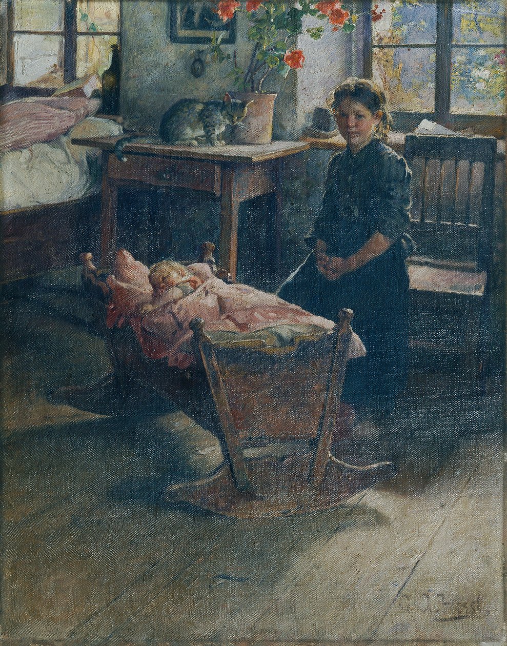 u kolébky od Gustav Adolf Hessl
