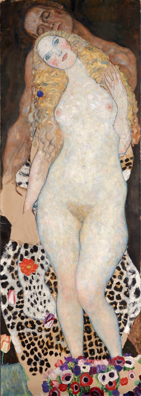 Adam a Eva od Gustav Klimt
