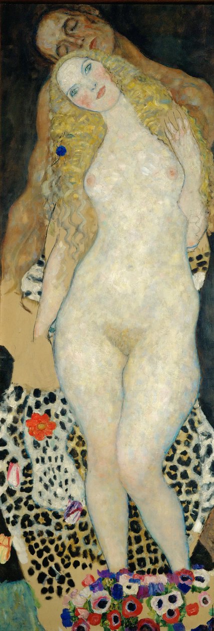 Adam a Eva, 1918 od Gustav Klimt
