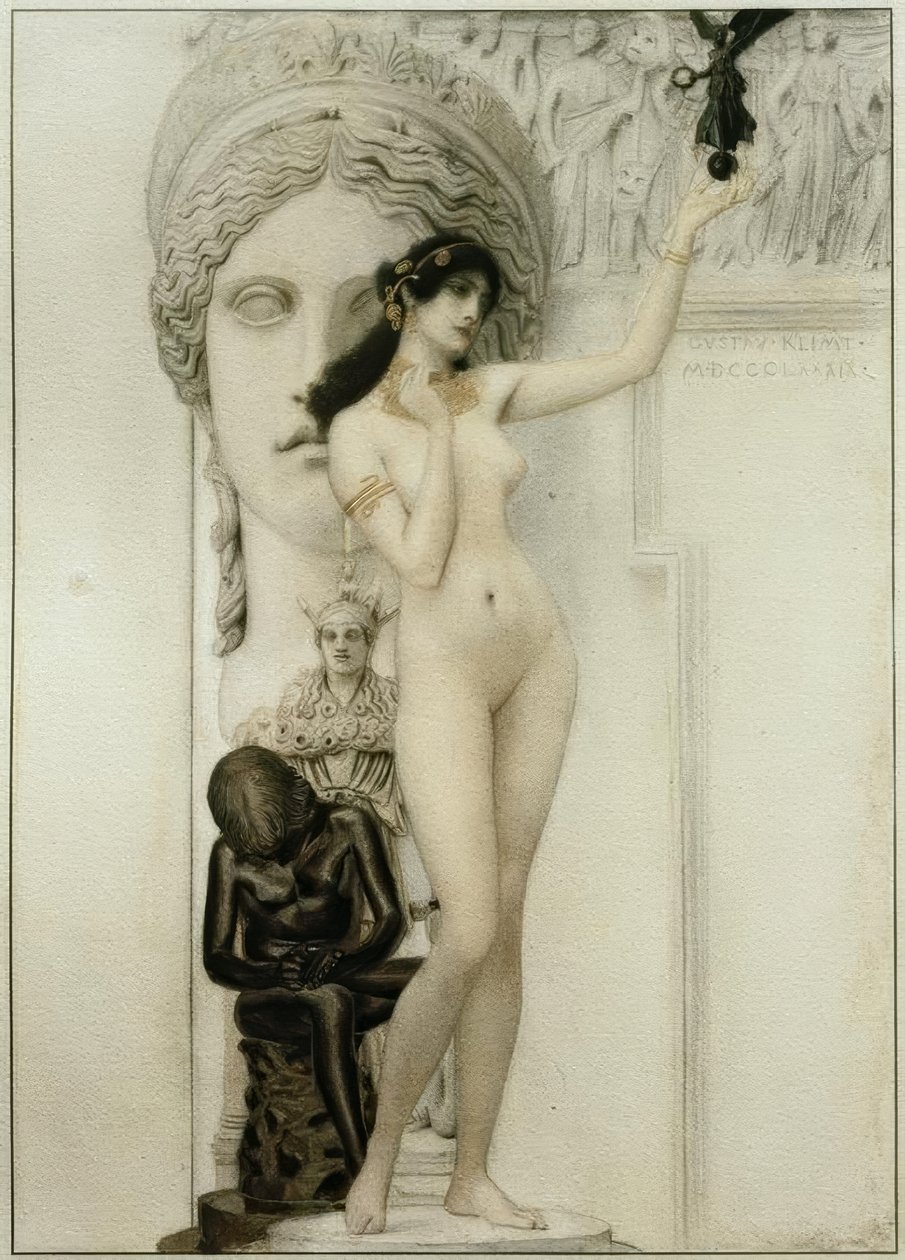 Alegorie soch od Gustav Klimt