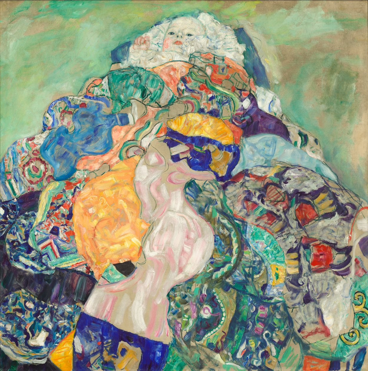 Miminko (kolébka), 1917-18 od Gustav Klimt