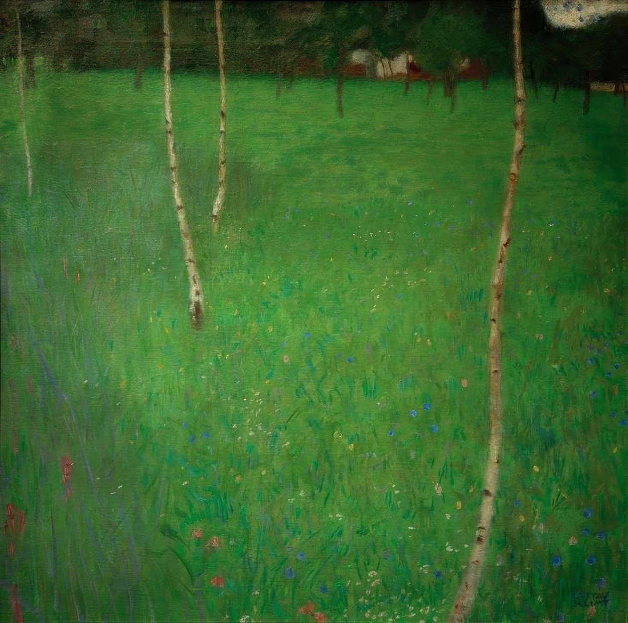 Statek s břízami od Gustav Klimt