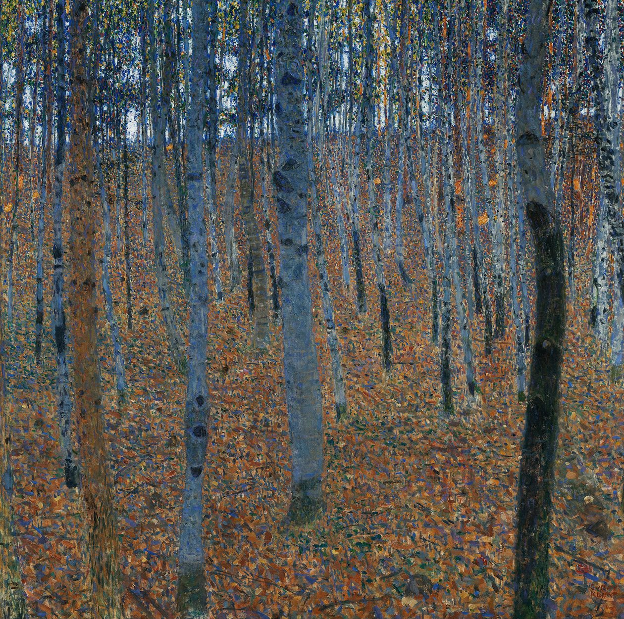 Bukový háj I od Gustav Klimt