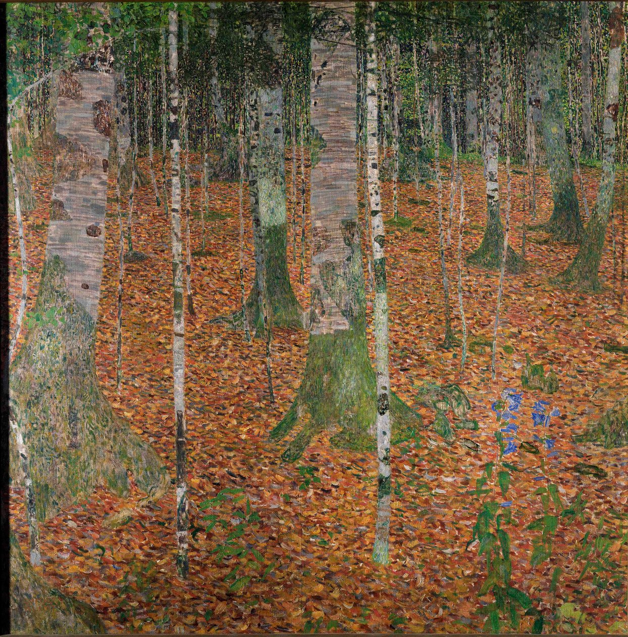 Březový les od Gustav Klimt