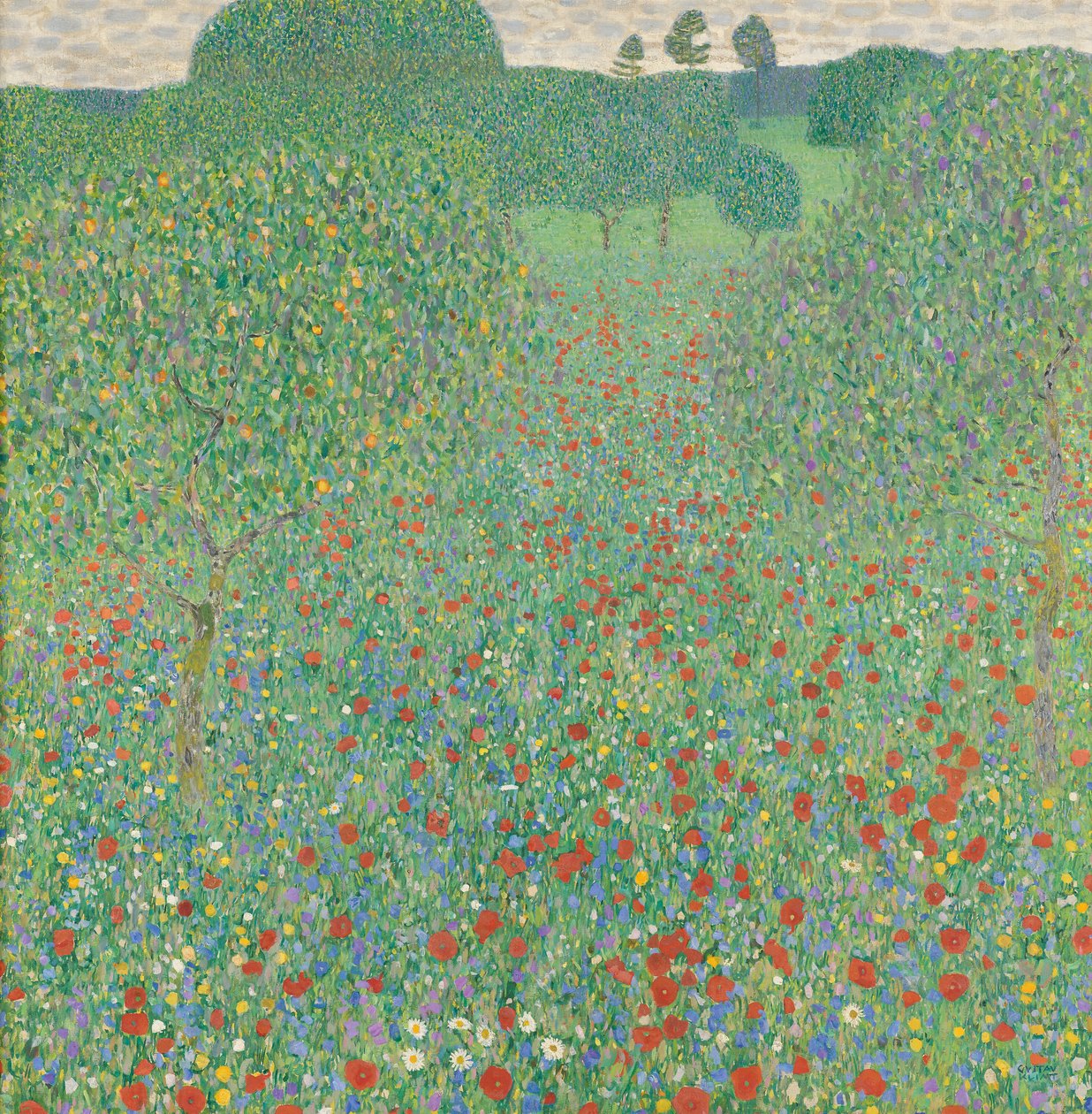 Kvetoucí mák od Gustav Klimt