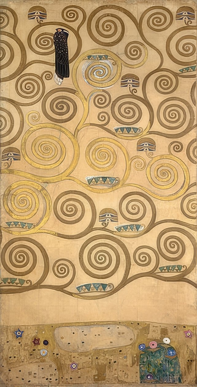 Design pro stoclet vlys. Detail. 1905/09 od Gustav Klimt