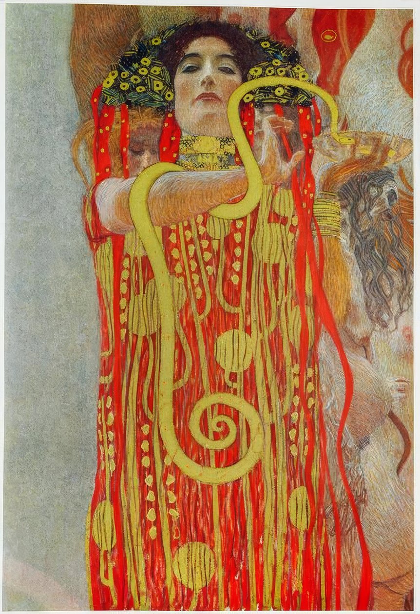 Fakultní fotografie lékařství od Gustav Klimt