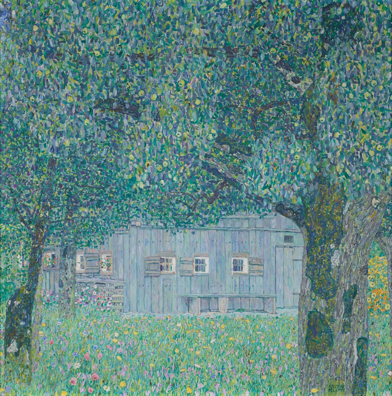 Statek v Horním Rakousku od Gustav Klimt