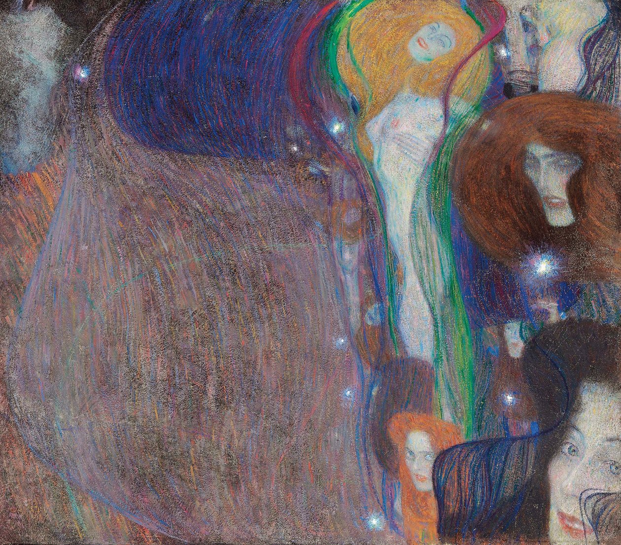 Světla duchů od Gustav Klimt