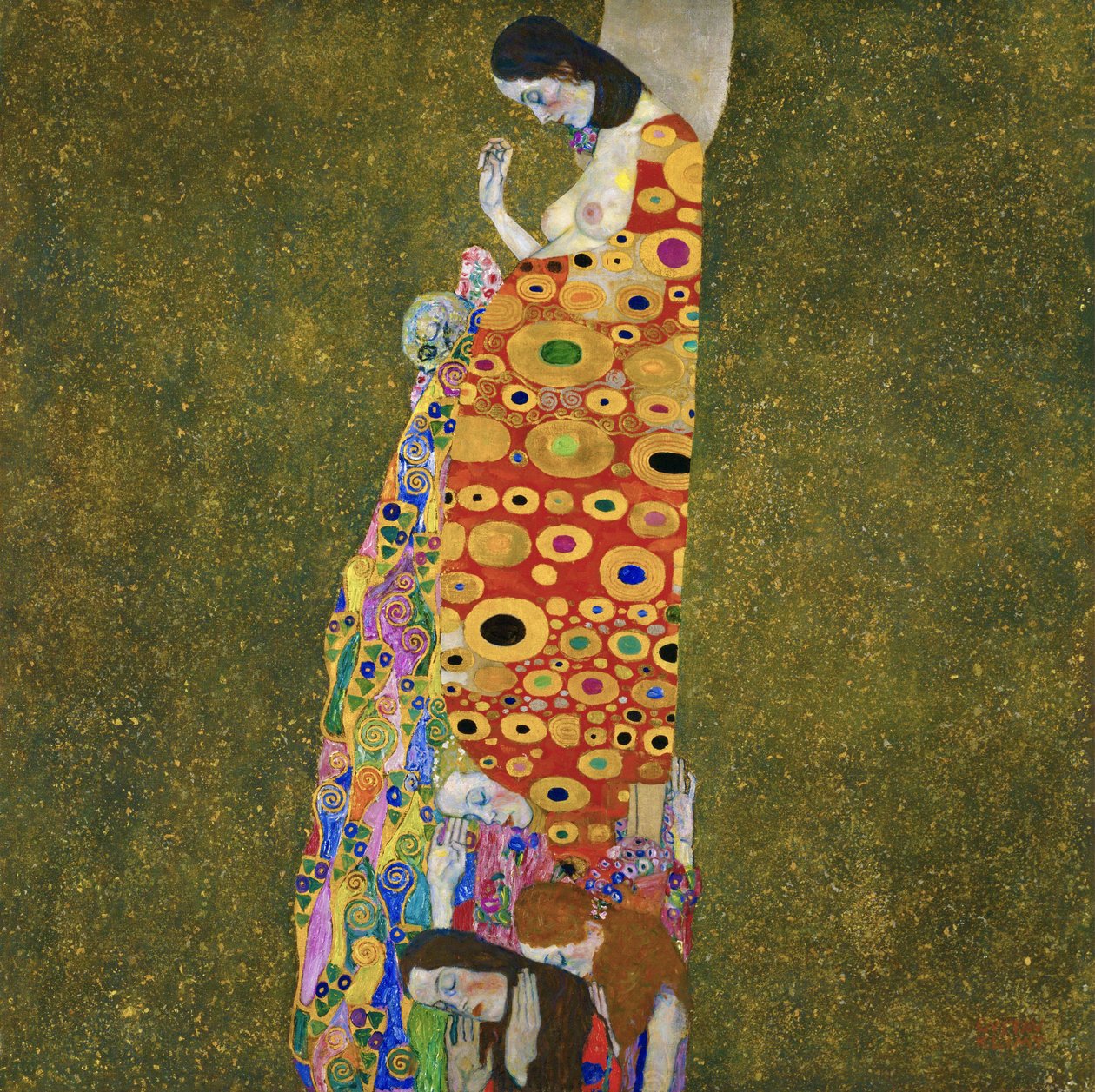 Naděje II od Gustav Klimt