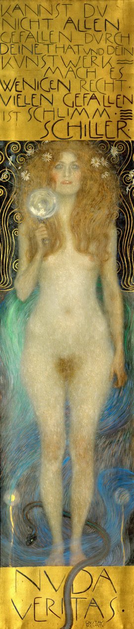 Nuda Veritas, 1899 od Gustav Klimt