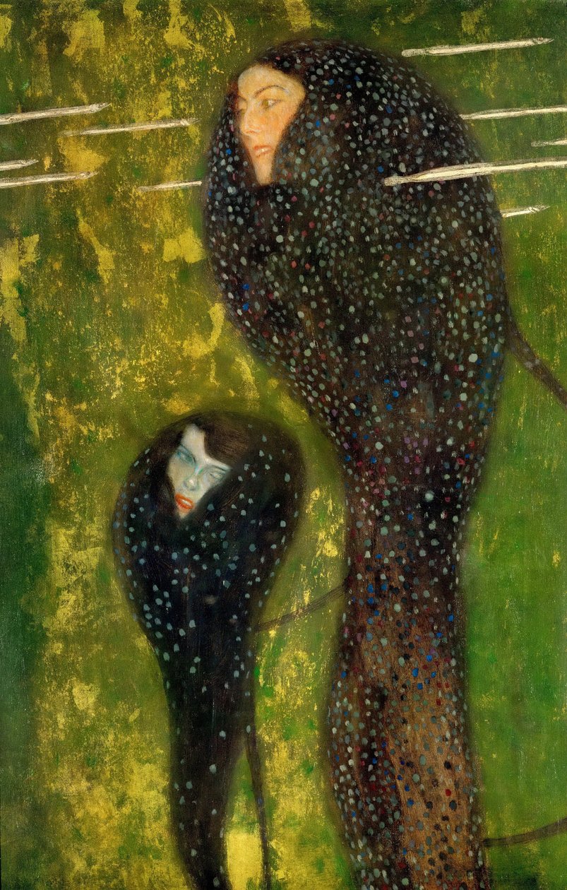 Nymfy (stříbrné ryby) od Gustav Klimt