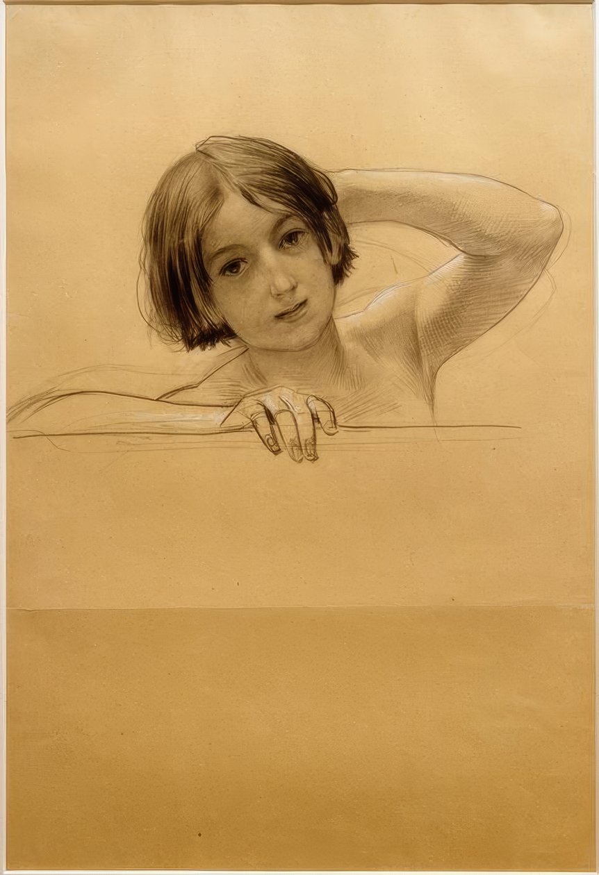 Portrét dítěte od Gustav Klimt