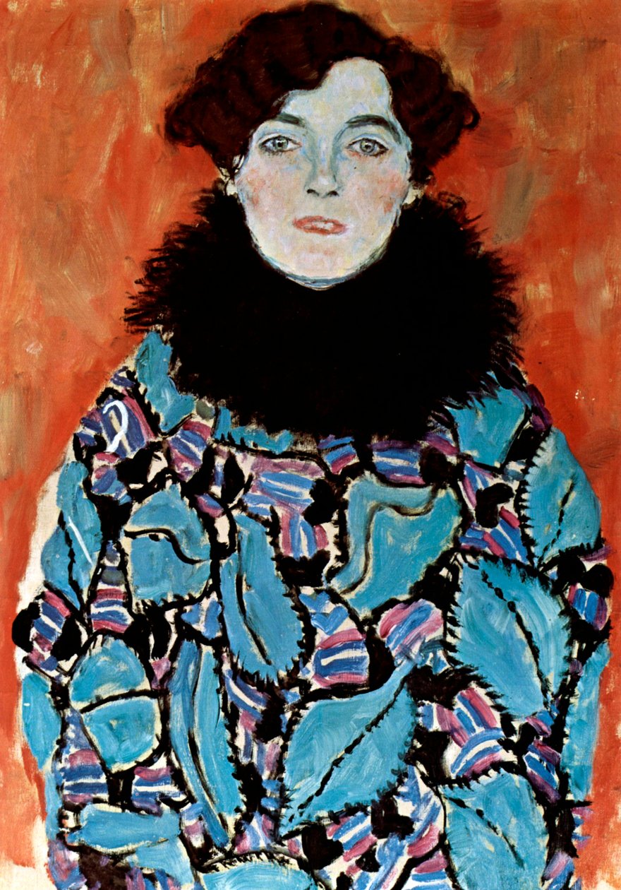 Portrét Johanny Staude, 1917-1918 od Gustav Klimt