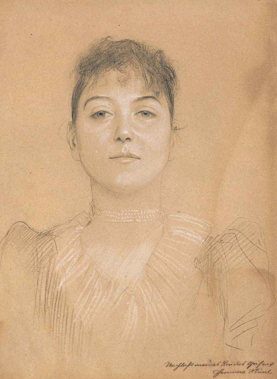 Portrét ženy, cca 1890-1891 od Gustav Klimt