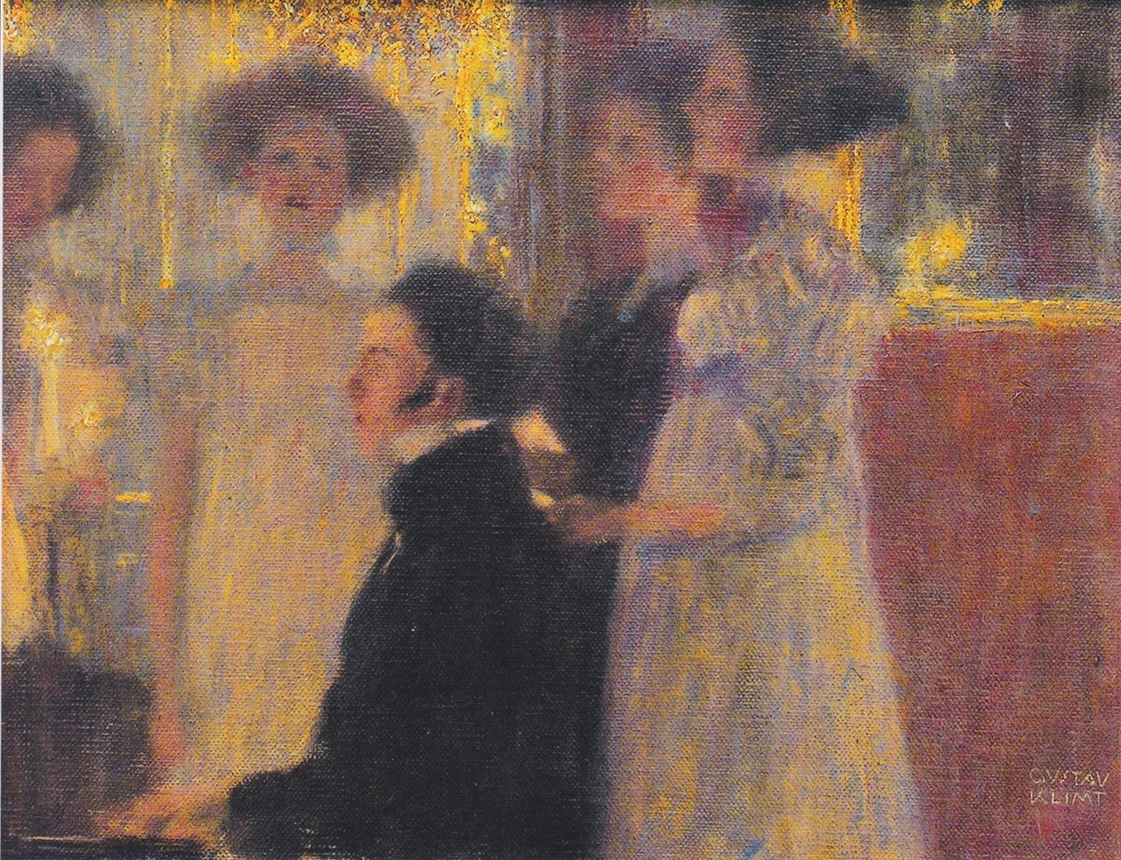 Schubert u klavíru I od Gustav Klimt