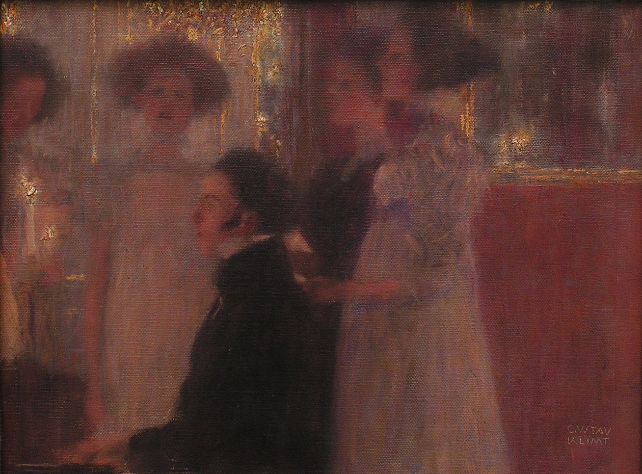 Schubert u klavíru Skica, 1896. od Gustav Klimt