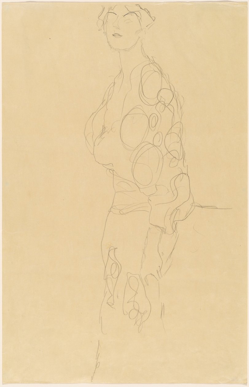 Stojící žena od Gustav Klimt