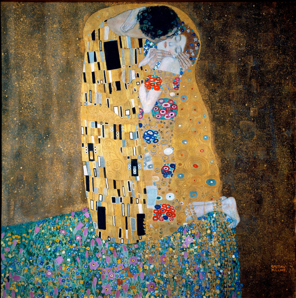 Polibek od Gustav Klimt