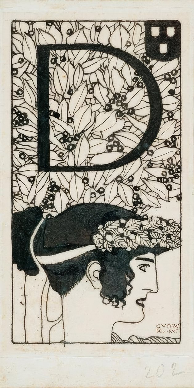 Posvátné jaro od Gustav Klimt