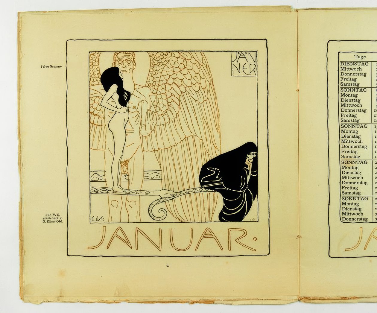 Posvátné jaro od Gustav Klimt