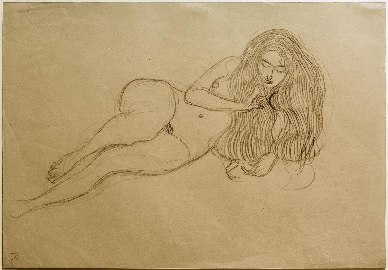 Chtíč od Gustav Klimt