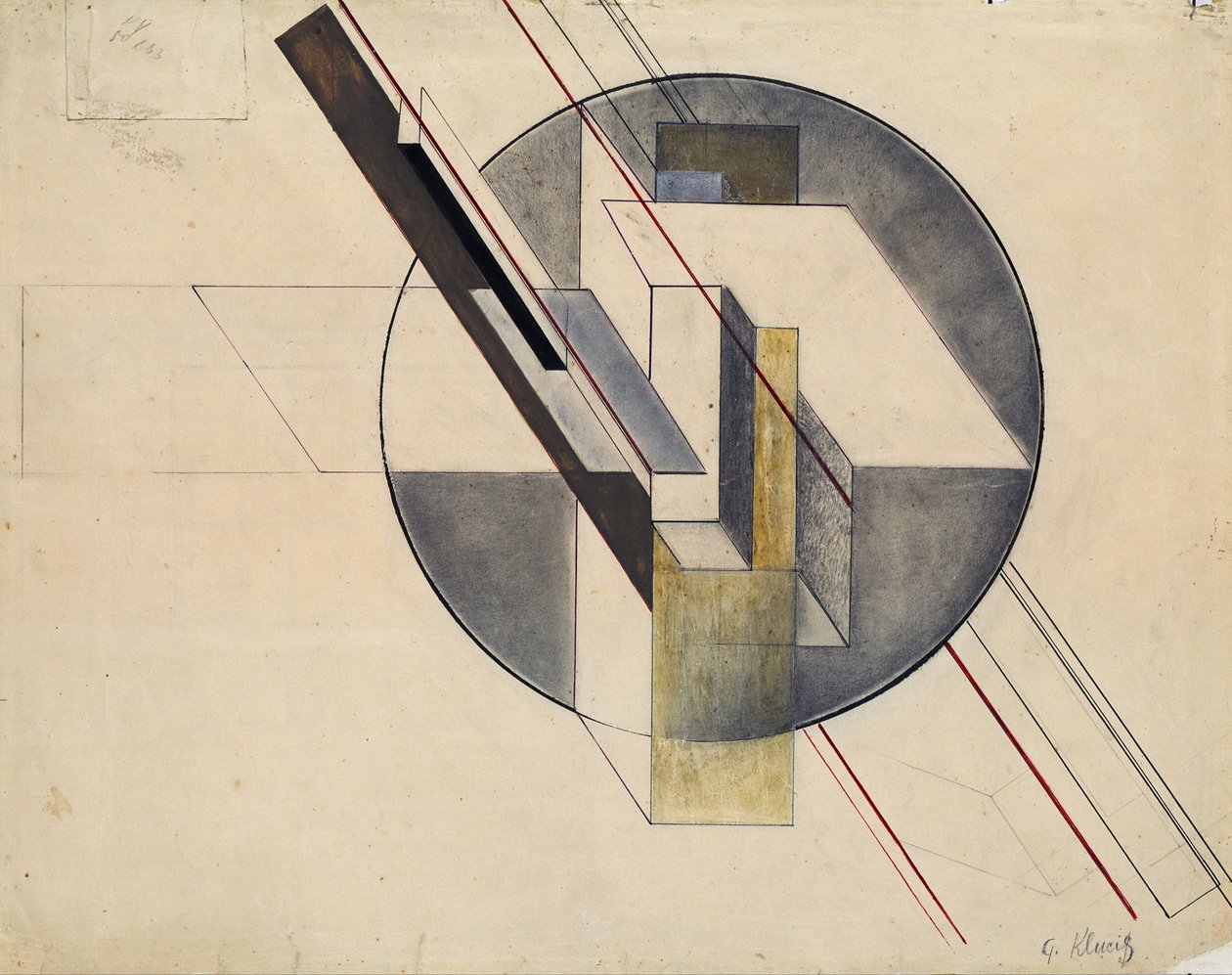 Stavba, 1921 od Gustav Klutsis