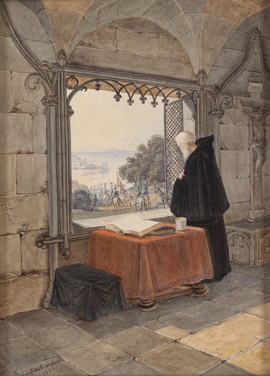 Crusader a Monk od Gustav Reinhold