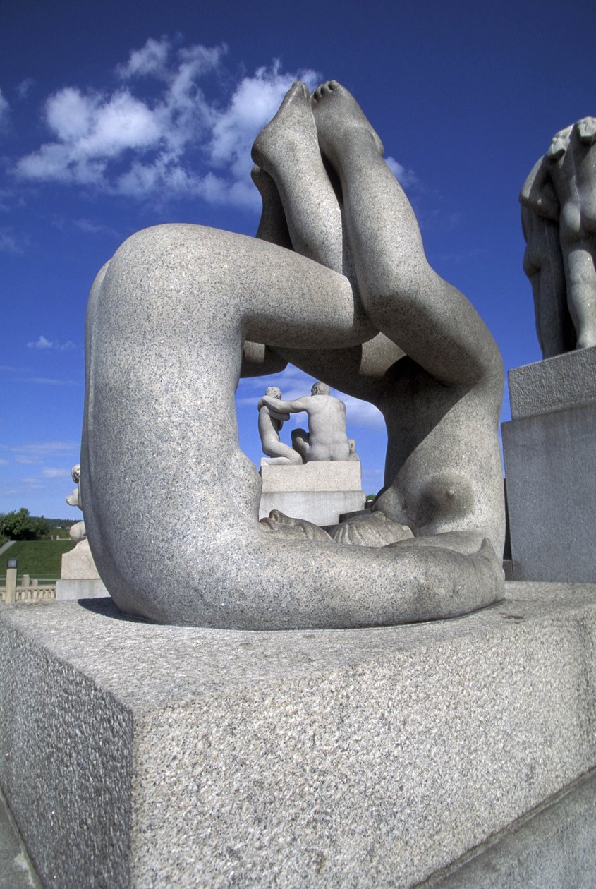 sochařství, Frognerparken, Oslo, Norsko, Evropa od Gustav Vigeland
