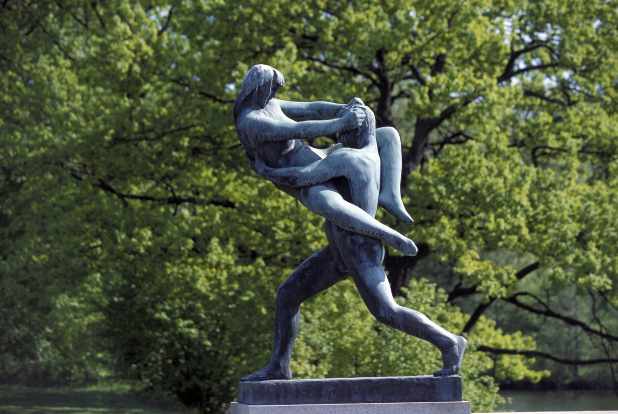 sochařství, Frognerparken, Oslo, Norsko, Evropa od Gustav Vigeland