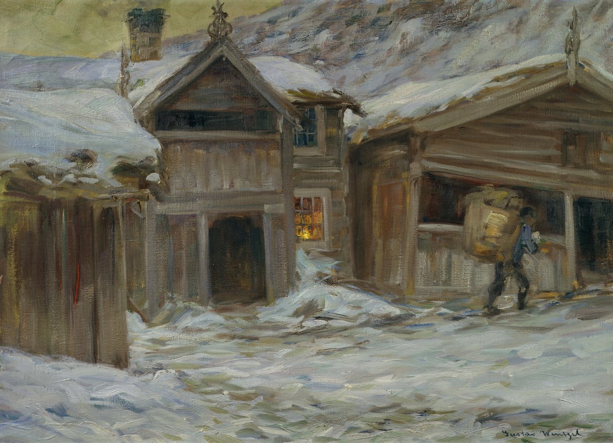 Farma Sandbu ve Vaagaa (Vågå) od Gustav Wentzel