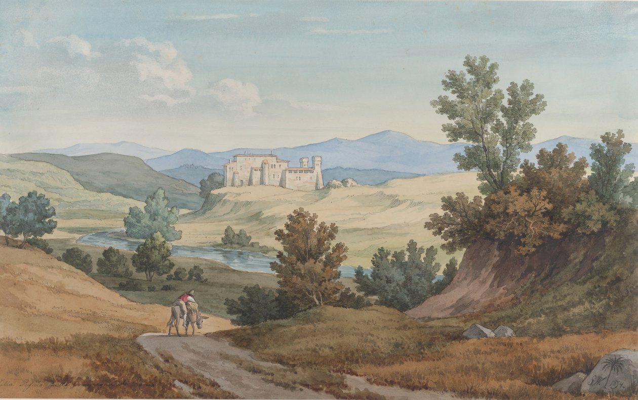 Villa Pasino, 1854. od Gustav Wilhelm Palm