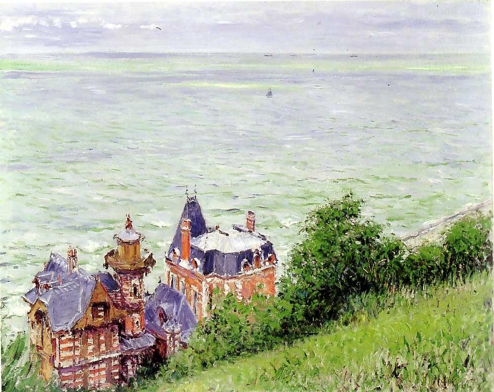 Vily v Trouville od Gustave Caillebotte