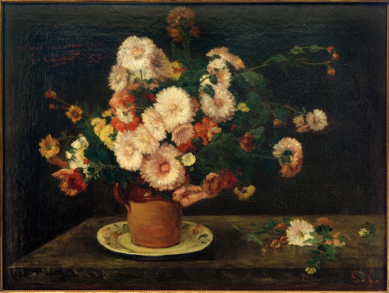 Kytice dýky od Gustave Courbet