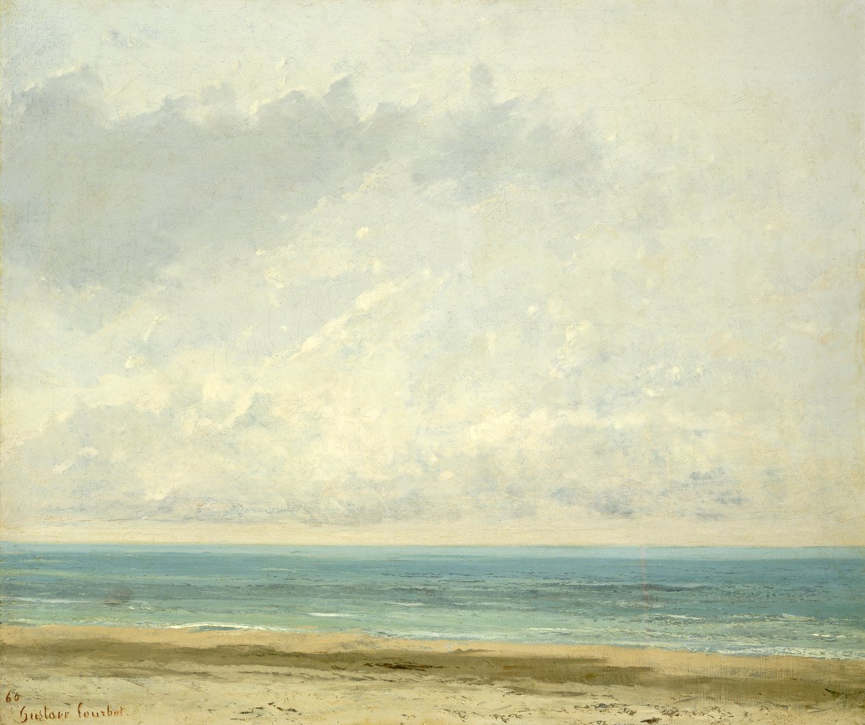 Klidné moře, 1866 od Gustave Courbet