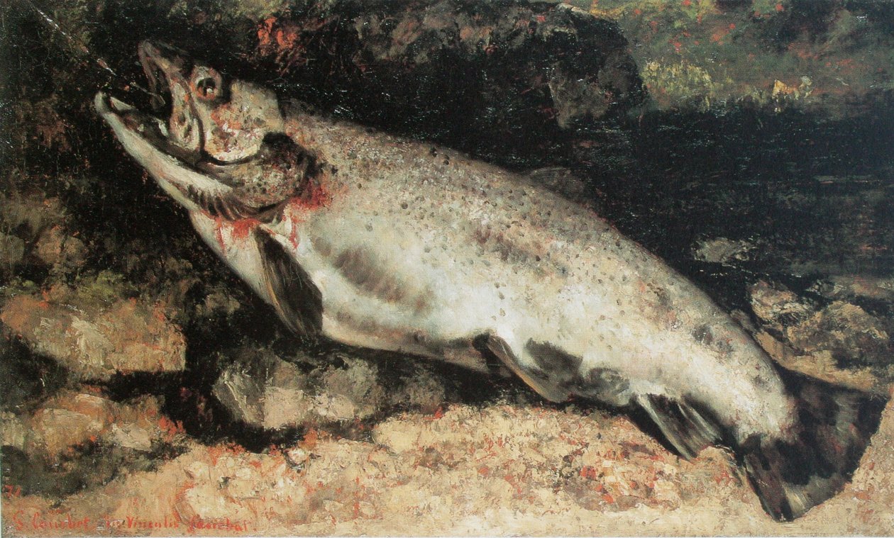 Pstruh od Gustave Courbet