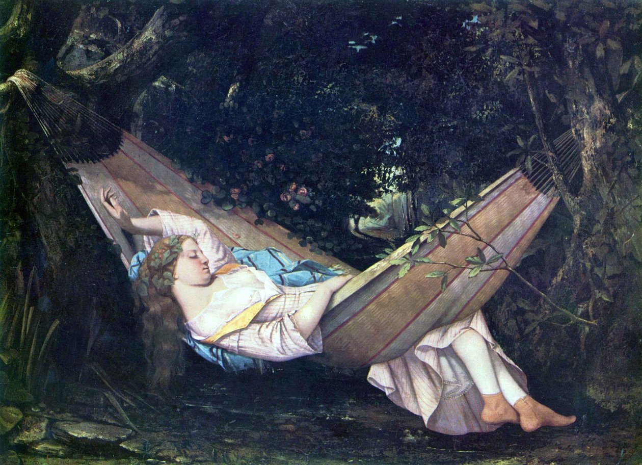 Houpací síť od Gustave Courbet