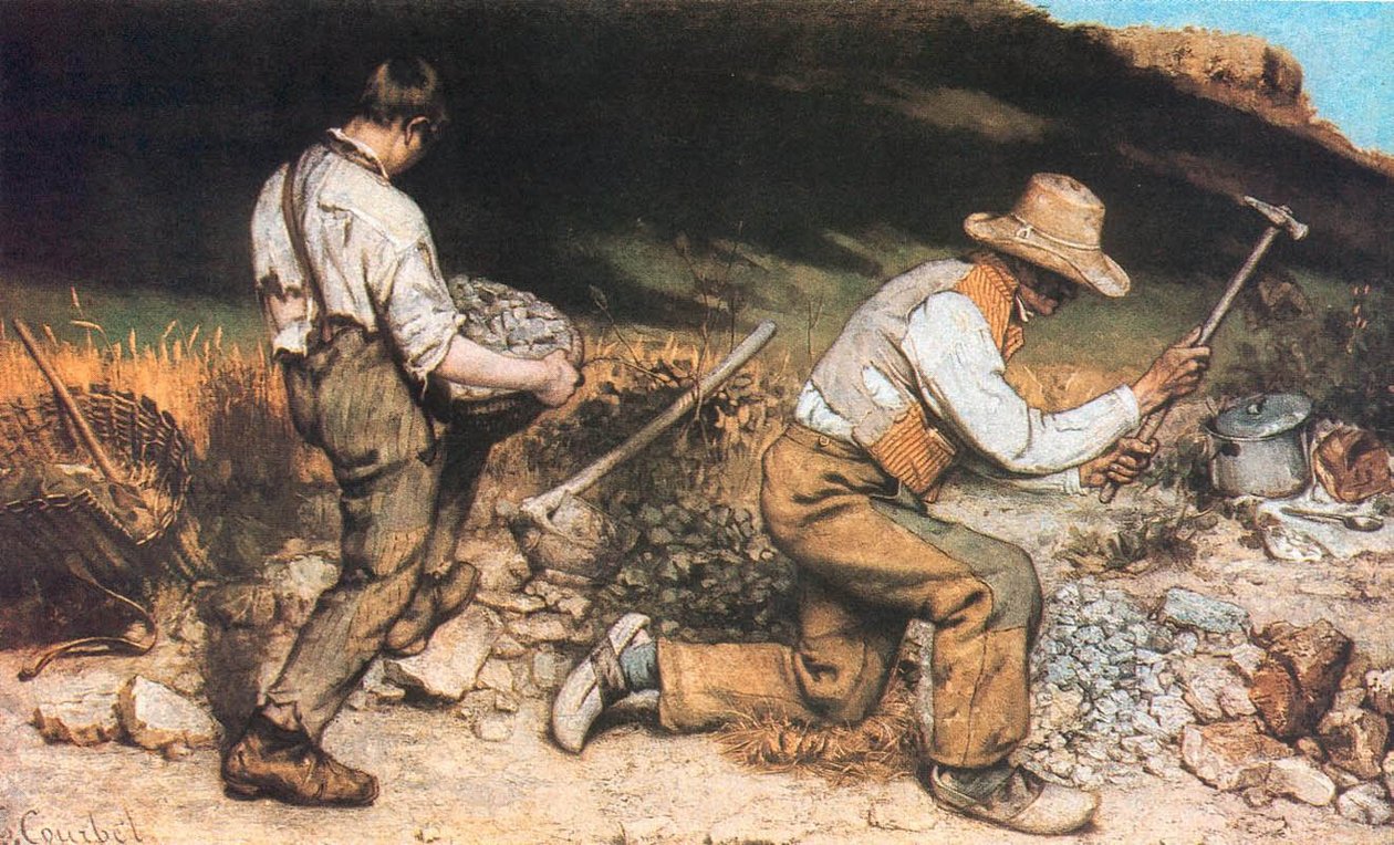Kameníci od Gustave Courbet